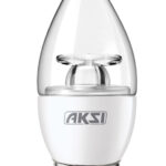 Foco LED FLAMA 4W luz blanca E27, caja color