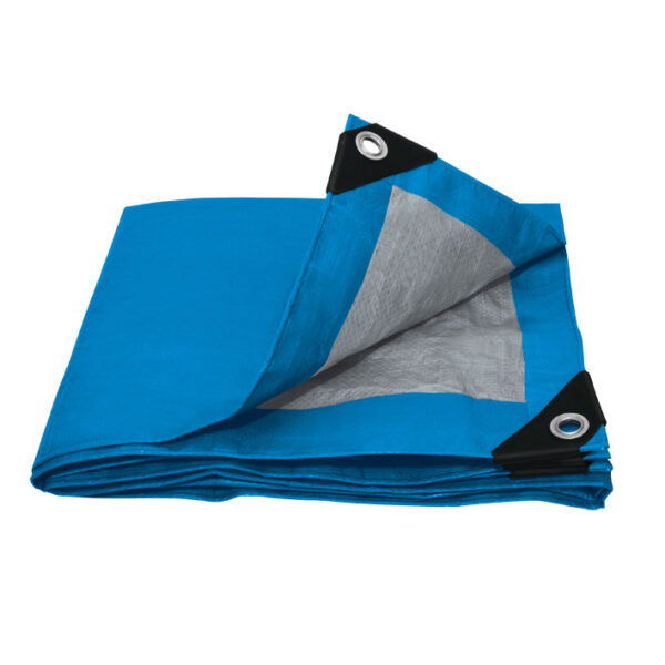 Lona de polietileno color azul 3m x 4m