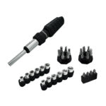 Desarmador tipo matraca con puntas y dados