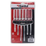 Desarmadores mango acetato tra nsparente, jgo 6 pz, std y ph