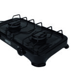 Estufa de mesa 2 quemadores negro