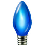 Foco Led Vela Color Sólido, Azul, 0.5W, 2PACK